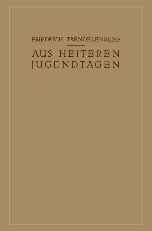 Produktbild: Aus Heiteren Jugendtagen