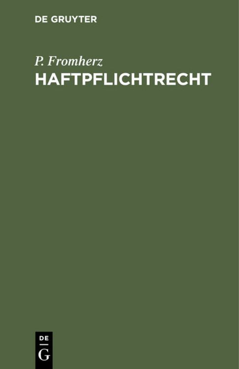 Produktbild: Haftpflichtrecht