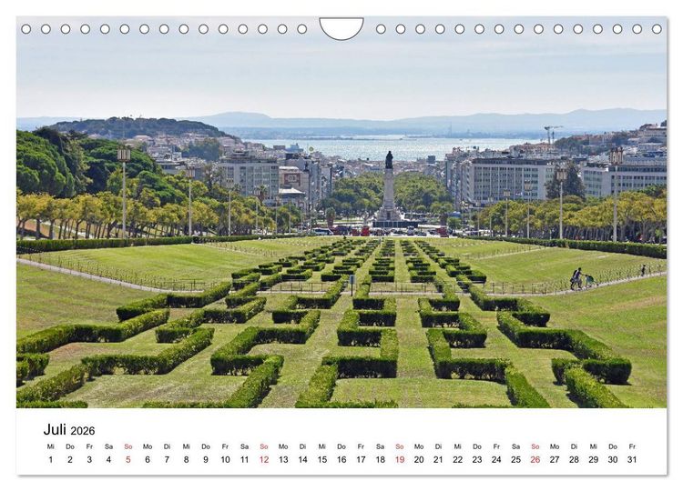 Produktbild: LISSABON und die Atlantikk&uuml;ste (Wandkalender 2026 DIN A4 quer), CALVENDO Monatskalender