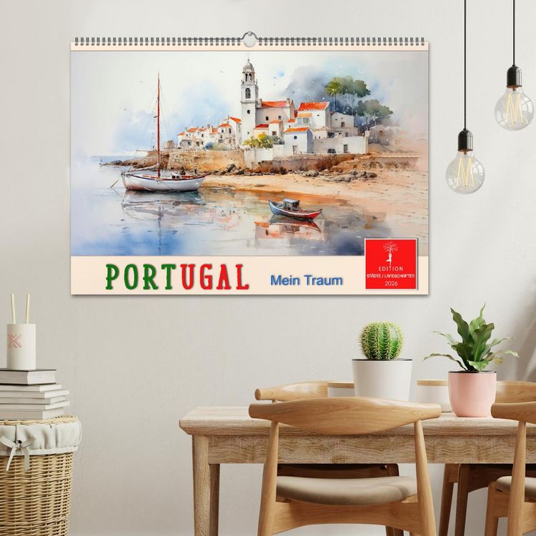 Produktbild: Portugal mein Traum (Wandkalender 2026 DIN A2 quer), CALVENDO Monatskalender