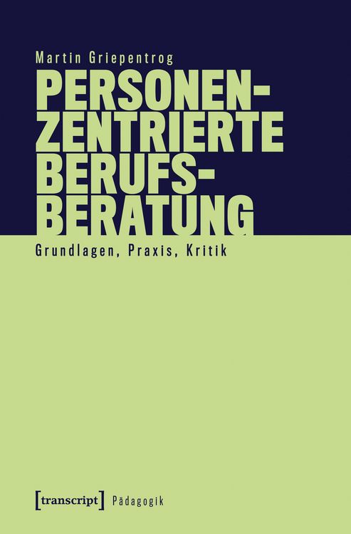 Produktbild: Personenzentrierte Berufsberatung