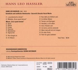 Produktbild: Hassler:Geistliche und Weltl.