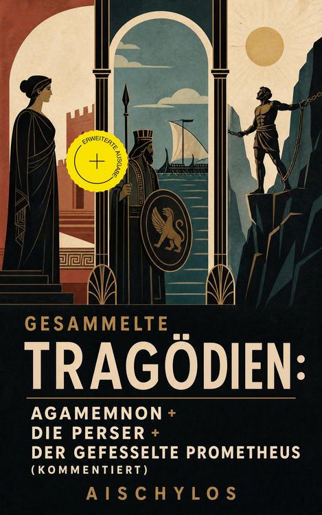 Produktbild: Gesammelte Trag&ouml;dien: Agamemnon + Die Perser + Der gefesselte Prometheus (Kommentiert)
