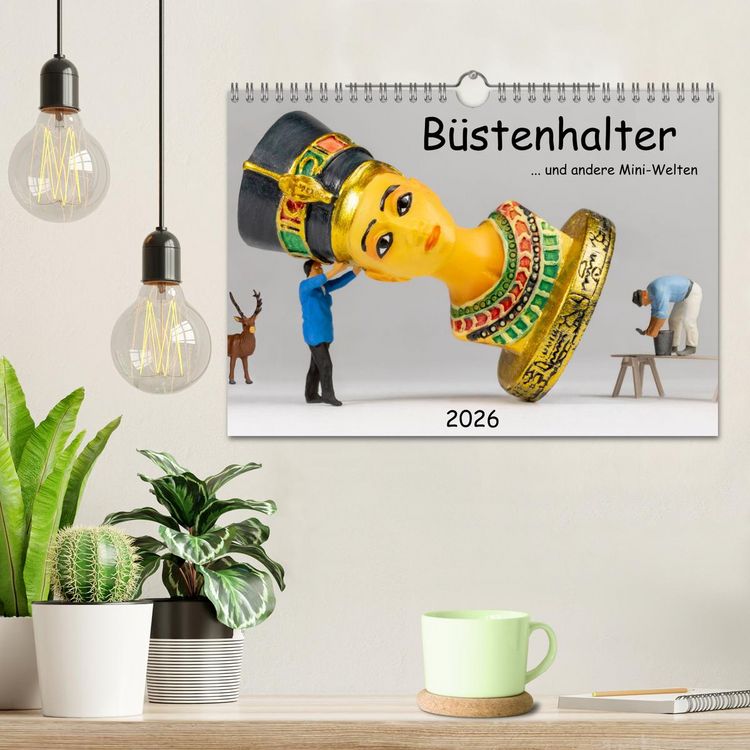 Produktbild: B&uuml;stenhalter ... und andere Mini-Welten (Wandkalender 2026 DIN A4 quer), CALVENDO Monatskalender