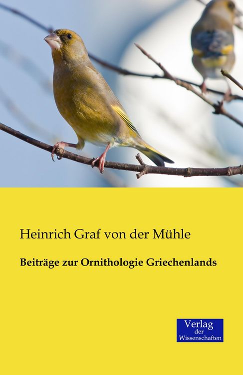 Produktbild: Beitr&auml;ge zur Ornithologie Griechenlands