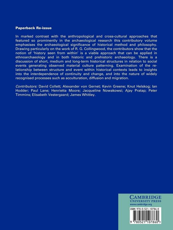 Produktbild: Archaeology as Long-Term History