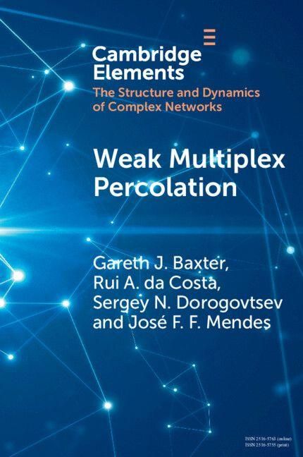 Produktbild: Weak Multiplex Percolation