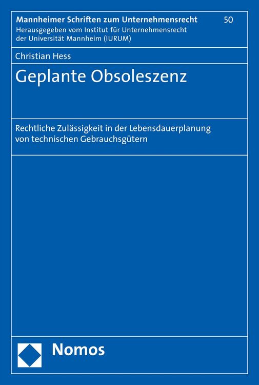Produktbild: Geplante Obsoleszenz