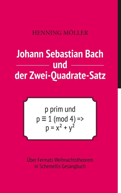 Produktbild: Johann Sebastian Bach und der Zwei-Quadrate-Satz