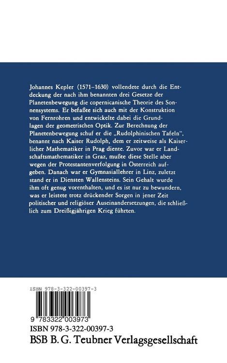 Produktbild: Johannes Kepler