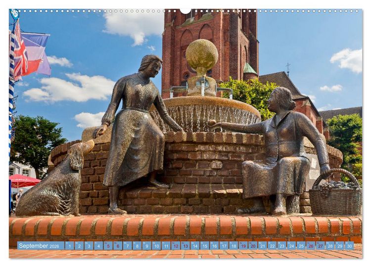 Produktbild: Haltern am See (hochwertiger Premium Wandkalender 2026 DIN A2 quer), Kunstdruck in Hochglanz