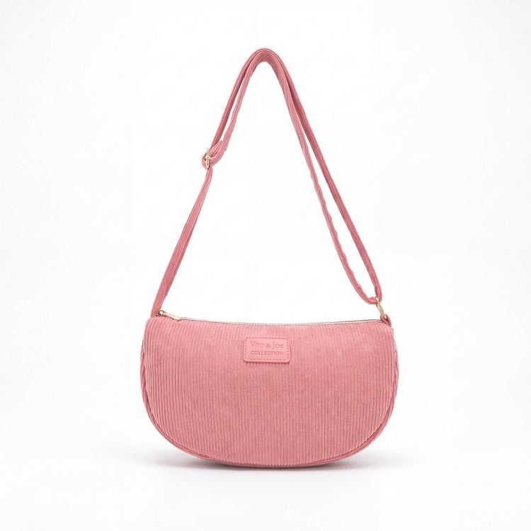 Produktbild: Umh&auml;ngetasche verstellbar mit Logo Aufn&auml;her (rose)