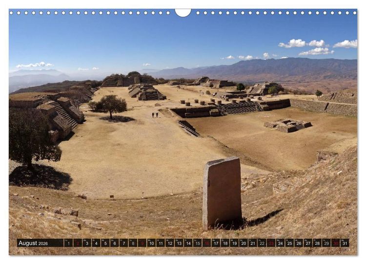 Produktbild: Von Mayas und Azteken - Mexiko, Guatemala und Honduras (Wandkalender 2026 DIN A3 quer), CALVENDO Monatskalender