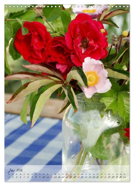 Produktbild: Blumenstr&auml;u&szlig;e aus Garten, Feld und Wald (Wandkalender 2026 DIN A3 hoch), CALVENDO Monatskalender