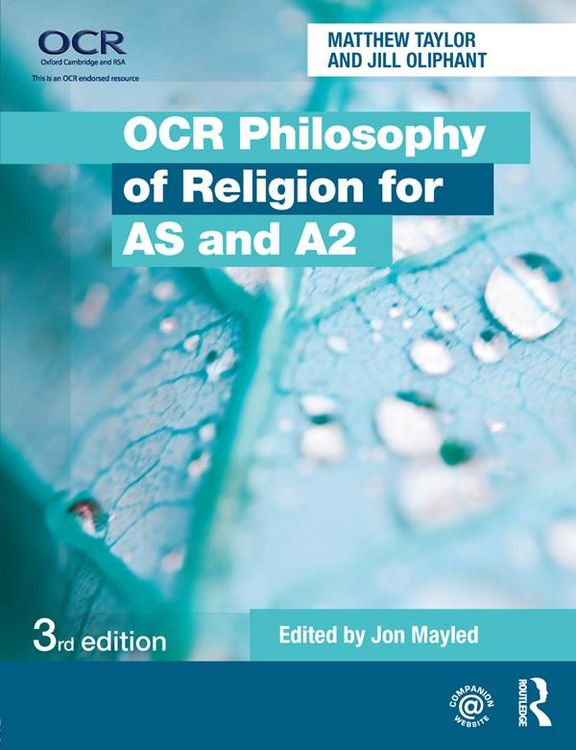 Produktbild: OCR Philosophy of Religion for AS and A2