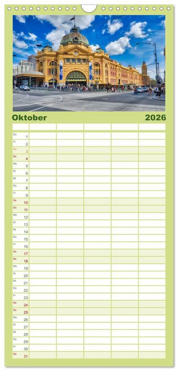 Produktbild: Familienplaner 2026 - Australien - Travel The Gravel mit 5 Spalten (Wandkalender, 21 x 45 cm) CALVENDO