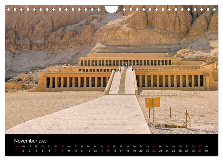 Produktbild: Luxor in Bildern - Auf den Spuren des antiken &Auml;gypten in Theben Ost und Theben West (Wandkalender 2026 DIN A4 quer), CALVENDO Monatskalender