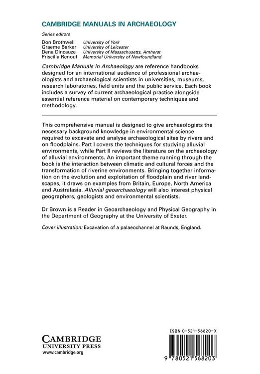 Produktbild: Alluvial Geoarchaeology