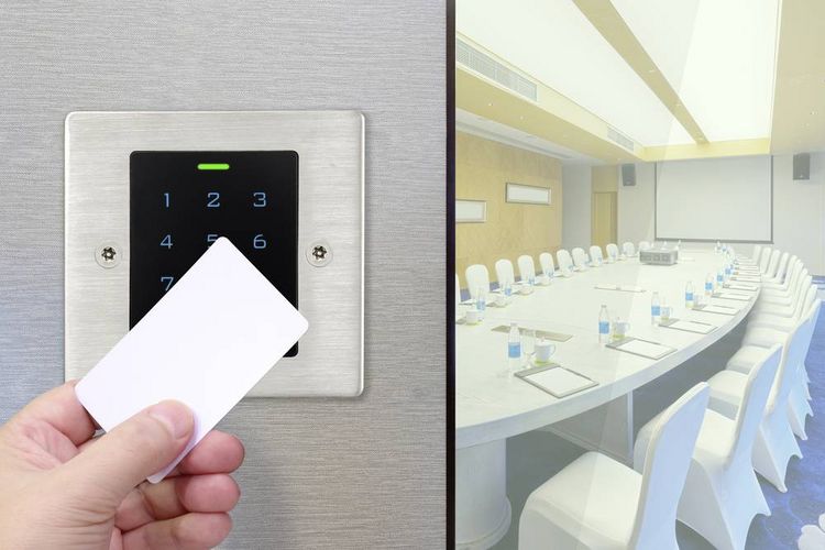 Produktbild: Sygonix SY-6121664 Code-Tastatur mit RFID Unterputz, Aufputz 12 V/DC, 18 V/DC IP66 mit beleuchteter Tastatur, mit Touchscreen