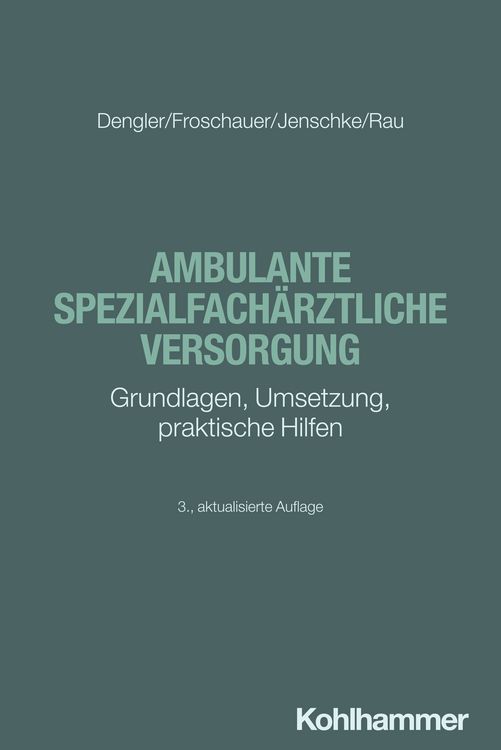 Produktbild: Ambulante spezialfach&auml;rztliche Versorgung