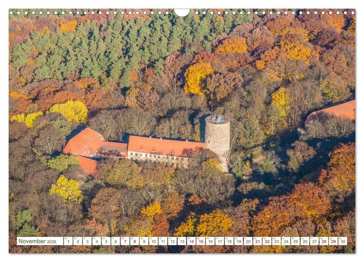 Produktbild: Der Fl&auml;ming aus der Vogelperspektive (Wandkalender 2026 DIN A3 quer), CALVENDO Monatskalender