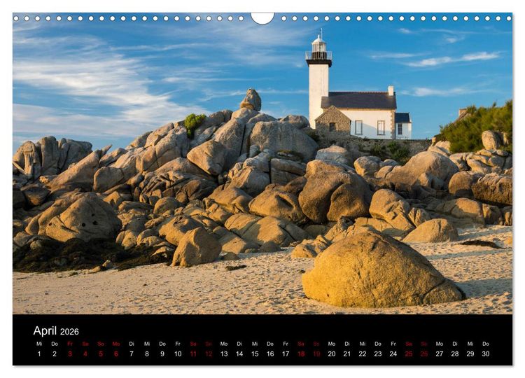 Produktbild: Sehnsucht Bretagne (Wandkalender 2026 DIN A3 quer), CALVENDO Monatskalender