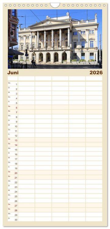 Produktbild: Familienplaner 2026 - Zauberhaftes Breslau mit 5 Spalten (Wandkalender, 21 x 45 cm) CALVENDO