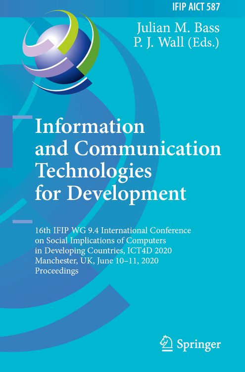 Produktbild: Information and Communication Technologies for Development