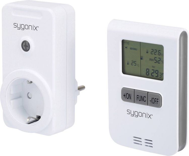 Produktbild: RS2W Funk Heizungssteuerung-Set Zwischenstecker   Schaltleistung (max.) 3500 W Reichweite max. (im Freifeld) 150 m
