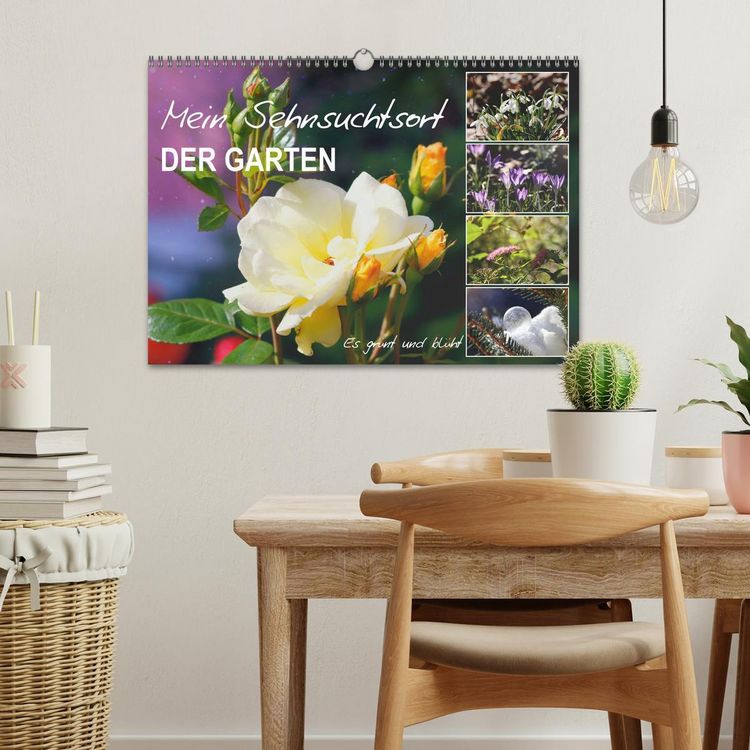 Produktbild: Mein Sehnsuchtsort, der Garten (Wandkalender 2026 DIN A3 quer), CALVENDO Monatskalender