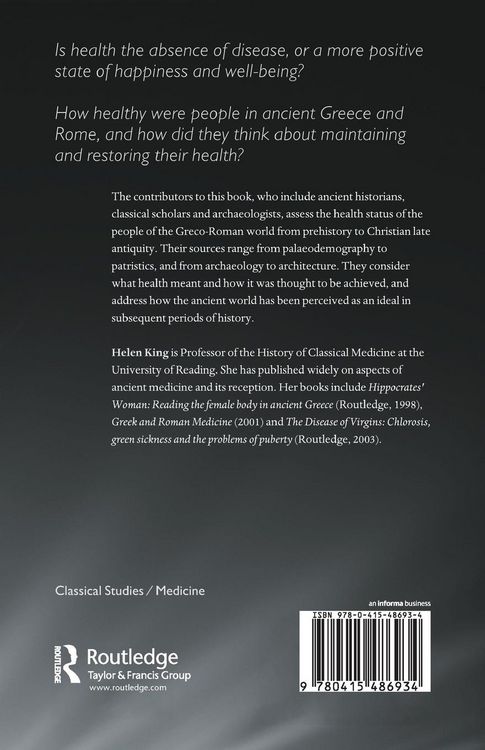 Produktbild: Health in Antiquity