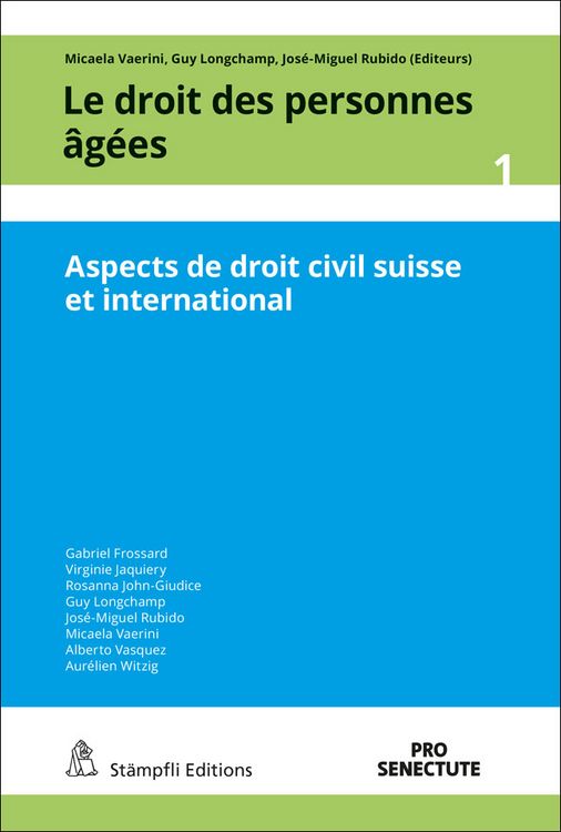 Produktbild: Aspects de droit civil suisse et international