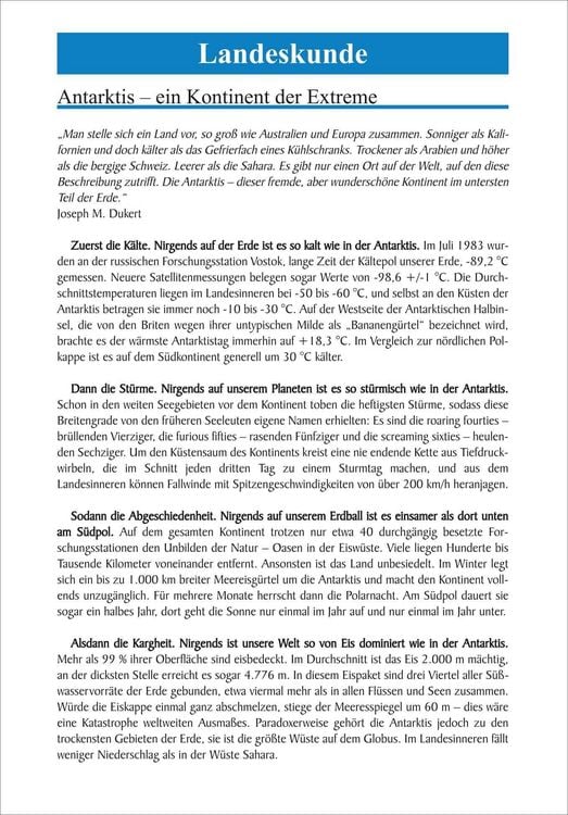 Produktbild: Antarktis - Ein Reise-, Lese- und Informationsbuch &uuml;ber den Kontinent am S&uuml;dpol
