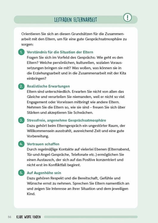 Produktbild: Klare Worte finden &ndash; Elterngespr&auml;che in der Kita