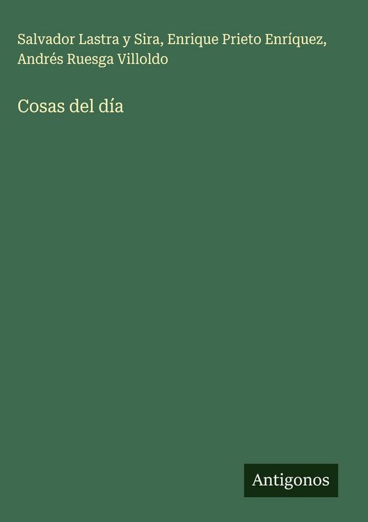Produktbild: Cosas del d&iacute;a
