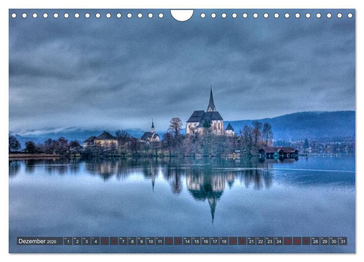 Produktbild: Der W&ouml;rthersee - &Ouml;sterreichs Riviera (Wandkalender 2026 DIN A4 quer), CALVENDO Monatskalender