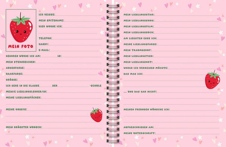 Produktbild: Freundebuch Fruity Love