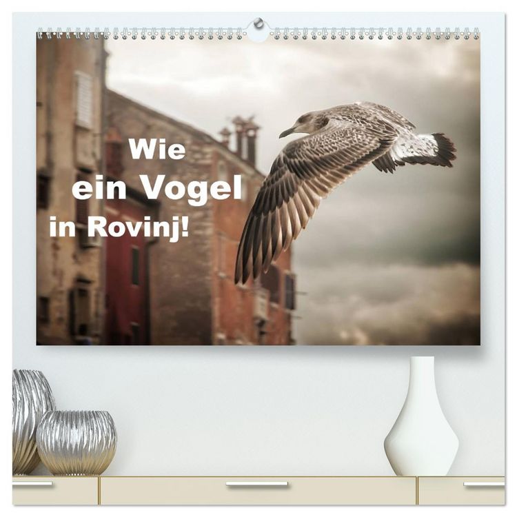 Produktbild: Wie ein Vogel in Rovinj! (hochwertiger Premium Wandkalender 2026 DIN A2 quer), Kunstdruck in Hochglanz