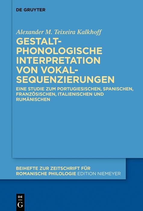 Produktbild: Gestaltphonologische Interpretation von Vokalsequenzierungen