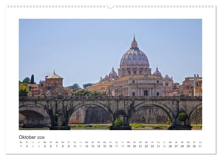Produktbild: Rom - Roma (Wandkalender 2026 DIN A2 quer), CALVENDO Monatskalender