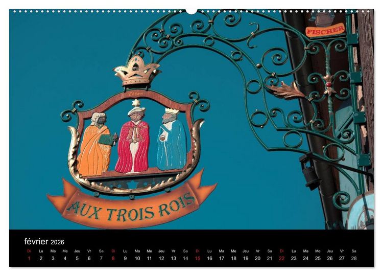 Produktbild: D&eacute;tails d'Alsace (Calendrier mural 2026 DIN A2 vertical) calendrier de bureau