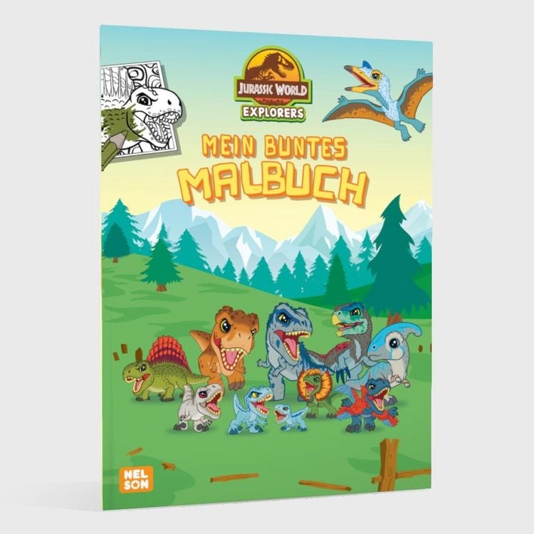 Produktbild: Jurassic World Explorers: Mein buntes Malbuch