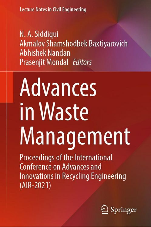 Produktbild: Advances in Waste Management