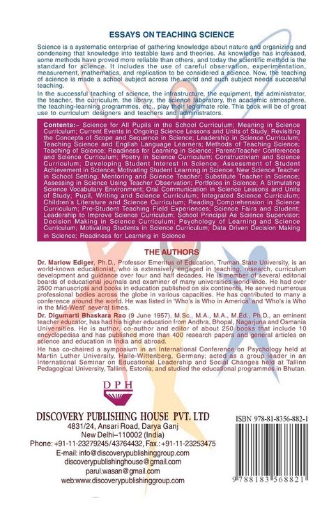 Produktbild: Essays on Teaching Science