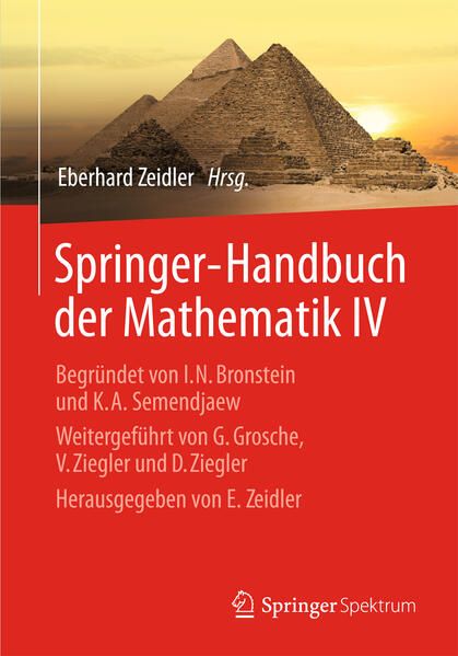 Produktbild: Springer-Handbuch der Mathematik IV