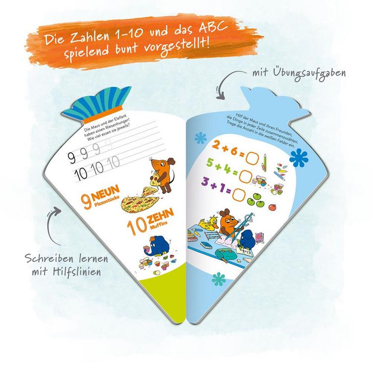 Produktbild: Tr&ouml;tsch Die Maus Schult&uuml;tenbuch &Uuml;bungsbuch