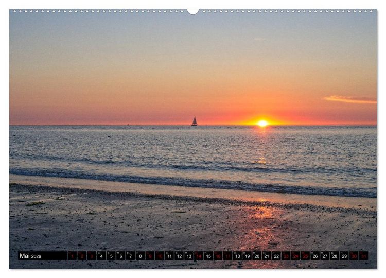 Produktbild: Norderney - von barfuss bis Cocktail (hochwertiger Premium Wandkalender 2026 DIN A2 quer), Kunstdruck in Hochglanz