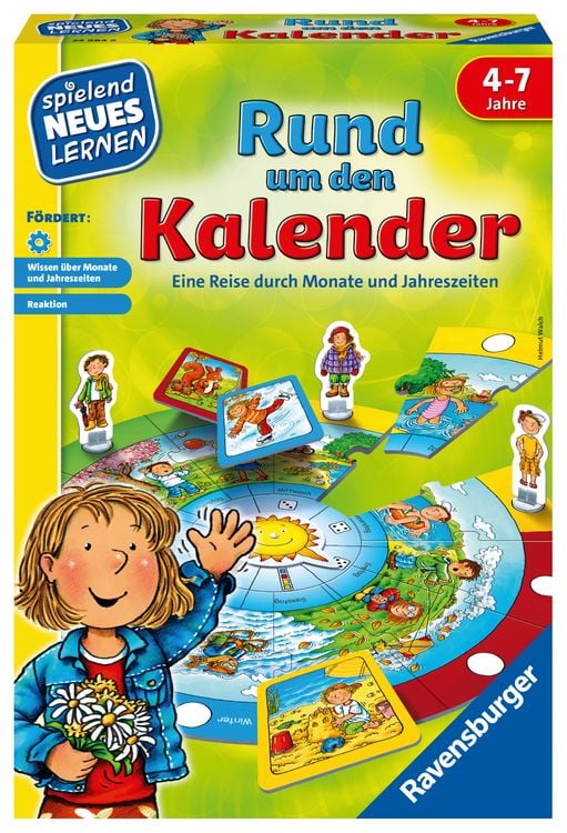 Produktbild: Rund um den Kalender - Kinderspiel ab 4 Jahre