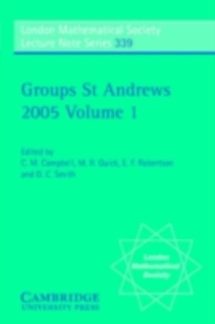 Produktbild: Groups St Andrews 2001 in Oxford: Volume 1