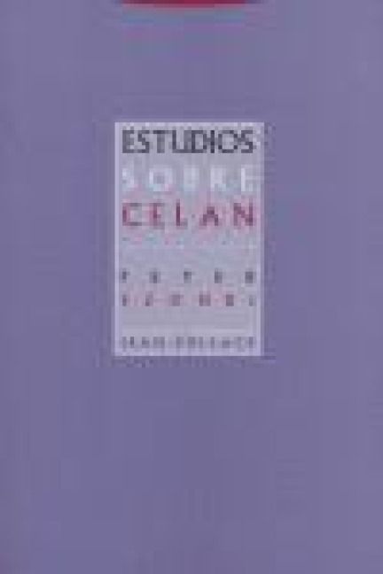 Produktbild: Estudios sobre Celan